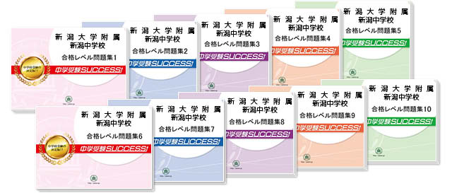 新潟大学附属新潟中学校 受験合格セット 志望校別中学受験合格対策問題集 受験専門サクセス 新潟大学附属新潟中学校 受験合格セット 志望校別中学受験合格対策問題集 受験専門サクセス